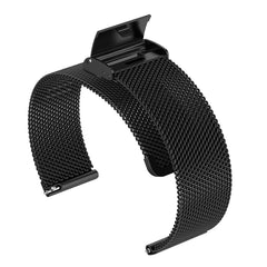 22mm Metal Mesh Wrist Strap Watch Band for Fossil Hybrid Smartwatch HR, Male Gen 4 Explorist HR, Male Sport