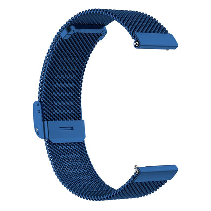 22mm Metal Mesh Wrist Strap Watch Band for Fossil Hybrid Smartwatch HR, Male Gen 4 Explorist HR, Male Sport