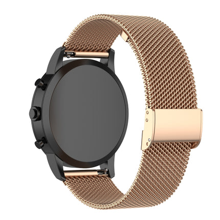 22 mm Metallgeflecht-Armband für Fossil Hybrid Smartwatch HR, männliche Gen 4 Explorist HR, männliche Sport