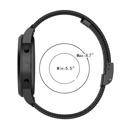 22 mm Metallgeflecht-Armband für Fossil Hybrid Smartwatch HR, männliche Gen 4 Explorist HR, männliche Sport