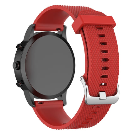 22mm Texture Silicone Wrist Strap Watch Band for Fossil Hybrid Smartwatch HR, Male Gen 4 Explorist HR, Male Sport