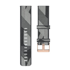 23mm Stripe Weave Nylon Wrist Strap Watch Band for Fitbit Versa 2, Fitbit Versa, Fitbit Versa Lite, Fitbit Blaze