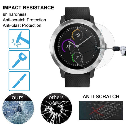 ENKAY Hat-Prince for Garmin vivoactive 3 Smart Watch 0.2mm 9H Surface Hardness 2.15D Explosion-proof Tempered Glass Screen Film