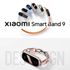 Original Xiaomi Mi Band 9 1,62 Zoll AMOLED-Bildschirm 5ATM wasserdichte Smartwatch, unterstützt Blutsauerstoff-/Herzfrequenzmonitor, Smart Band 9 Schwarz, Smart Band 9 Pink, Smart Band 9 Blau, Smart Band 9 Silber