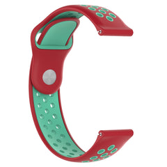 Double Colour Silicone Sport Watch Band for Huawei Watch Series 1 18mm