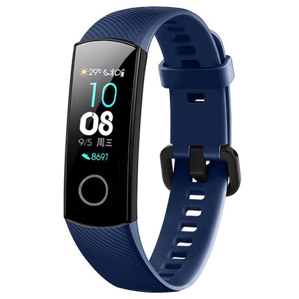 Solid Color Silicone Watch Band for Huawei Honor Band 4