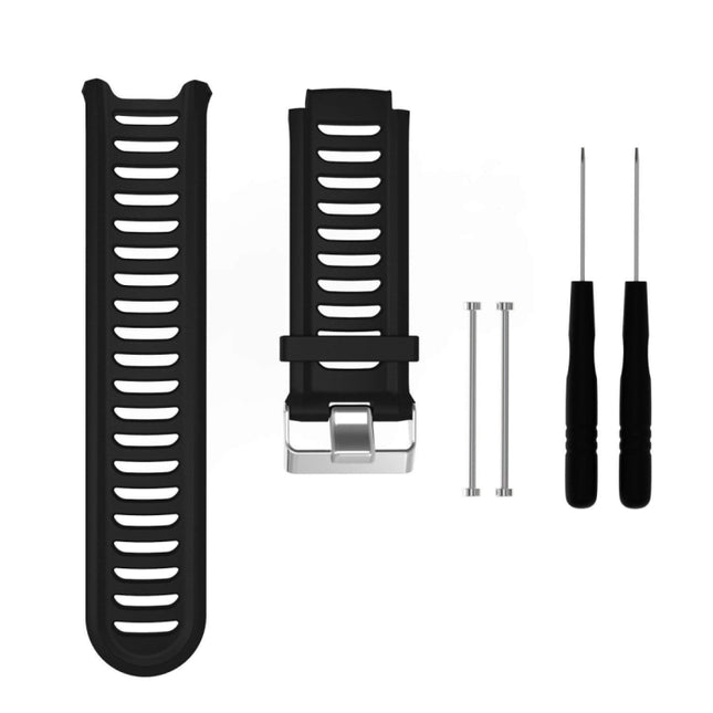 Solid Color Silicone Watch Band for Garmin Forerunner 910XT