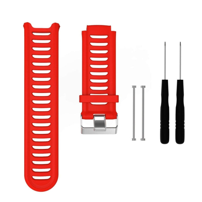 Solid Color Silicone Watch Band for Garmin Forerunner 910XT