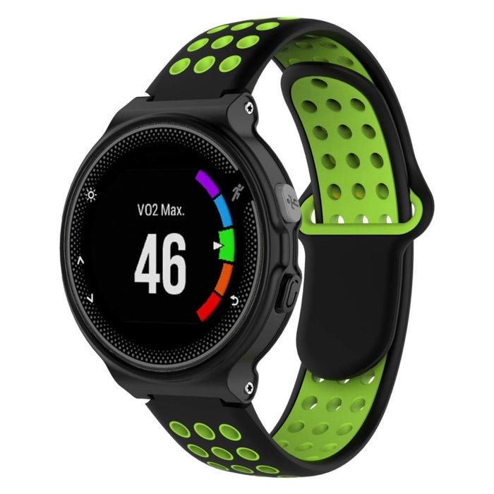 Zweifarbiges Sportarmband aus Silikon für Garmin Forerunner 220 / Approach S5 / S20