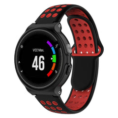 Zweifarbiges Sportarmband aus Silikon für Garmin Forerunner 220 / Approach S5 / S20