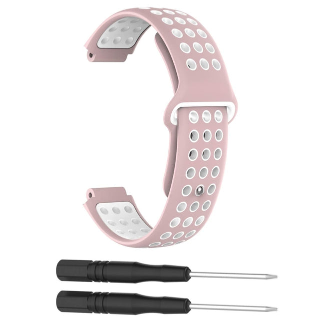 Double Colour Silicone Sport Watch Band for Garmin Forerunner 220 / Approach S5 / S20