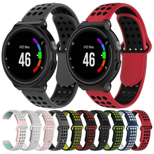 Double Colour Silicone Sport Watch Band for Garmin Forerunner 220 / Approach S5 / S20