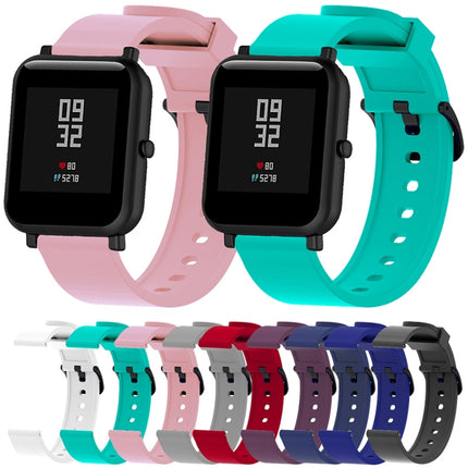 Correa deportiva de silicona brillante para reloj Huami Amazfit Bip Lite versión 20 mm