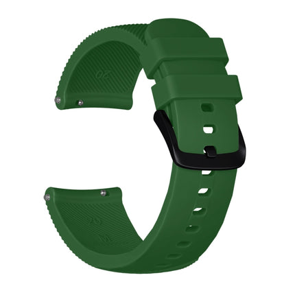 Correa de reloj de silicona con textura Crazy Horse para Huami Amazfit Bip Lite versión 20 mm