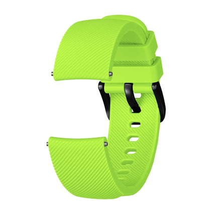 Correa de reloj de silicona con textura Crazy Horse para Huami Amazfit Bip Lite versión 20 mm