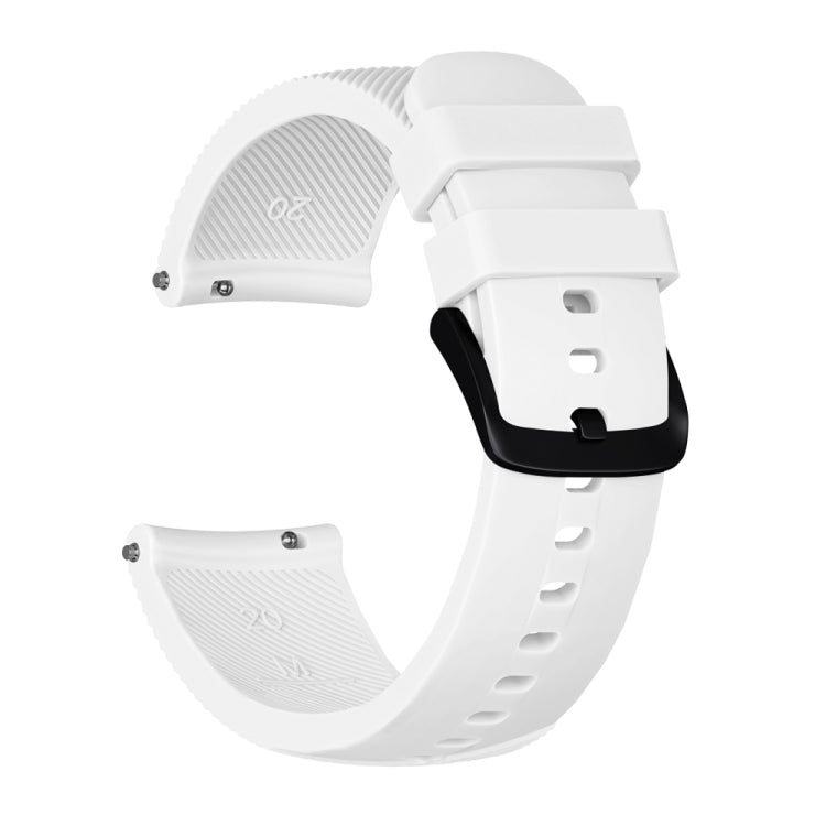 Correa de reloj de silicona con textura Crazy Horse para Huami Amazfit Bip Lite versión 20 mm