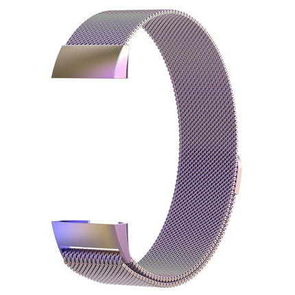 Magnet-Uhrenarmband aus Edelstahl für FITBIT Charge 3, Größe: Klein, 187 x 18 mm