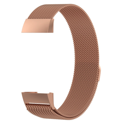 Correa de reloj con imán de acero inoxidable para FITBIT Charge 3, tamaño grande, 217 x 18 mm