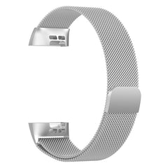 Stainless Steel Magnet Watch Band for FITBIT Charge 3, Size:Large, 217x18mm