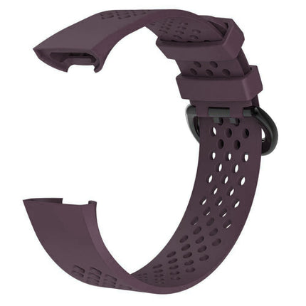Square Hole Adjustable Sport Watch Band for FITBIT Charge 3