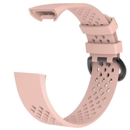 Square Hole Adjustable Sport Watch Band for FITBIT Charge 3