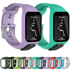 Silicone Sport Watch Band for Tomtom Runner 2/3 Series