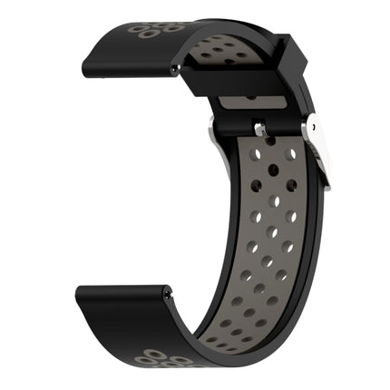 Correa de reloj deportiva de silicona de dos colores para Xiaomi Huami Amazfit Bip Lite versión 22 mm