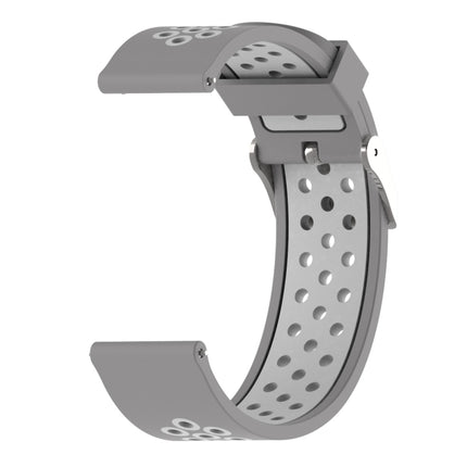 Correa de reloj deportiva de silicona de dos colores para Xiaomi Huami Amazfit Bip Lite versión 22 mm