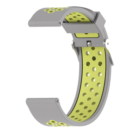 Correa de reloj deportiva de silicona de dos colores para Xiaomi Huami Amazfit Bip Lite versión 22 mm