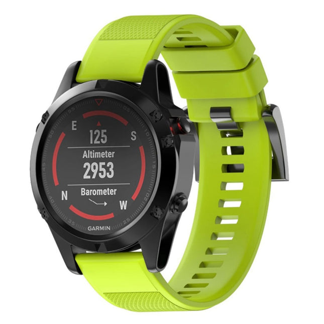 Quick Removable Silicone Watch Band for Fenix 5 22mm
