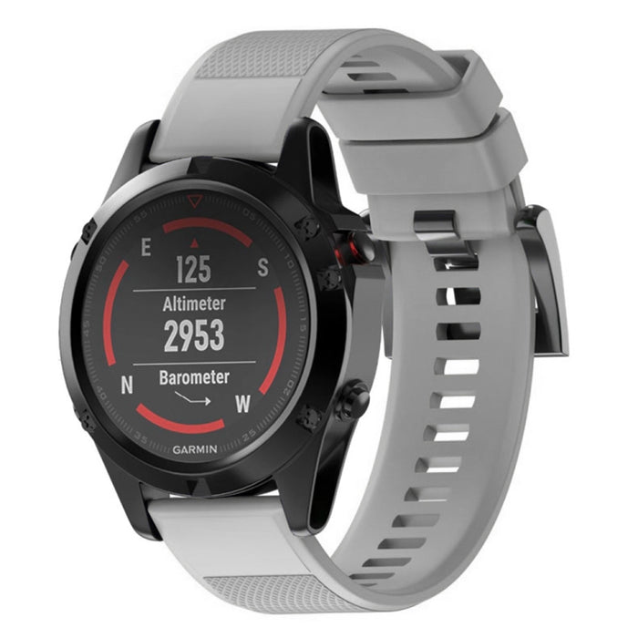 Quick Removable Silicone Watch Band for Fenix 5 22mm