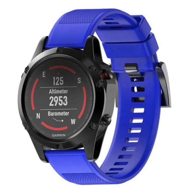 Quick Removable Silicone Watch Band for Fenix 5 22mm