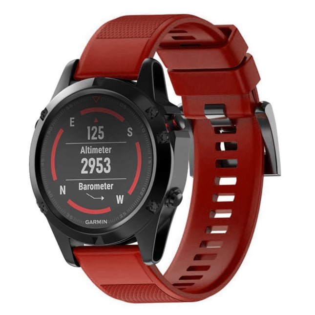 Correa de silicona extraíble de 26 mm para Fenix ​​5X, para Fenix ​​5X de 26 mm