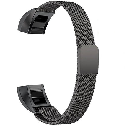Correa de reloj con imán de acero inoxidable para FITBIT Alta, tamaño grande, 170-236 mm