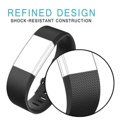 Square Pattern Adjustable Sport Watch Band for FITBIT Charge 2, Size: S, 10.5x8.5cm