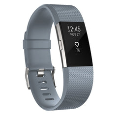 Square Pattern Adjustable Sport Watch Band for FITBIT Charge 2, Size: L, 12.5x8.5cm, L, Sky Blue, L, Blue, L, White, L, Aqua Blue, L, Light Grey, L, Black, L, Light Pink, L, Coffee, L, Light Purple, L, Champagne Gold, L, Mint Green, L, Coral Red