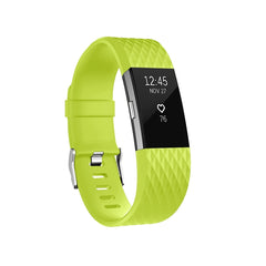 Diamond Pattern Adjustable Sport Watch Band for FITBIT Charge 2, Size: S, 10.5x8.5cm, S