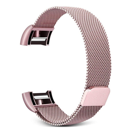 Smart Watch Stainless Steel Watch Band for FITBIT Charge 2, Size: L