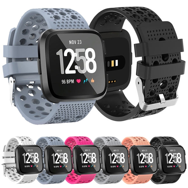 Smart Watch Venting Circle Hole Watch Band for Fitbit Versa