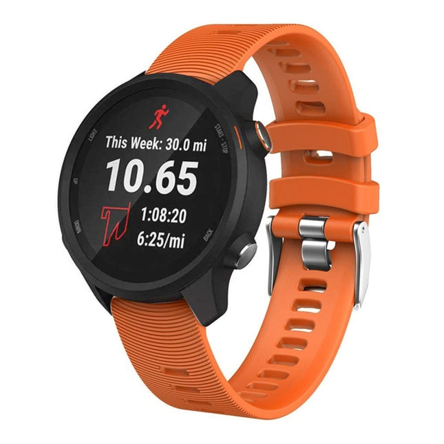 Correa de silicona para reloj inteligente Garmin Forerunner 245