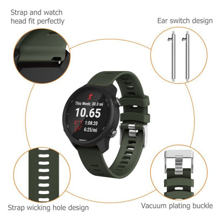 Correa de silicona para reloj inteligente Garmin Forerunner 245