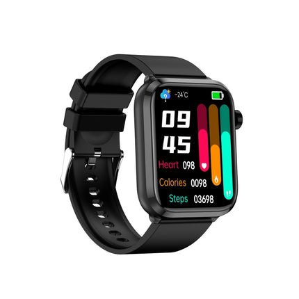 ET210 1.91 inch IPS Screen IP67 Waterproof Silicone Band Smart Watch, Support Body Temperature Monitoring / ECG