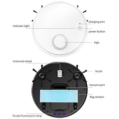 BOWAI OB12 Household Intelligent USB Charging Sweeping Robot, OB12 (White)