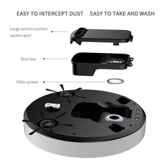 BOWAI OB12 Household Intelligent USB Charging Sweeping Robot, OB12 (White)
