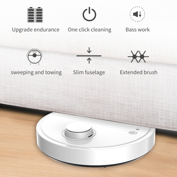 BOWAI OB12 Household Intelligent USB Charging Sweeping Robot, OB12 (White)