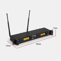 XTUGA IEM1200 Wireless Transmitter Stage Singer Ear Monitor System, Transmitter