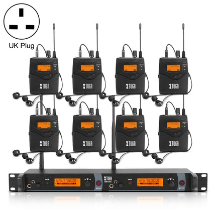 XTUGA IEM1200 Drahtlose Sender 8 Bodypack Bühne Sänger In-Ear-Monitor System, Sender 8 Bodypack