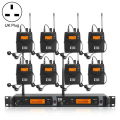 XTUGA IEM1200 Wireless Transmitter 8 Bodypack Stage Singer In-Ear Monitor System, Transmitter 8 Bodypack