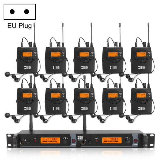 XTUGA IEM1200 Drahtlose Sender 10 Bodypack Bühne Sänger In-Ear-Monitor System, Sender 10 Bodypack