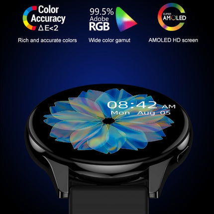 Lokmat T2 Pro 1.28 inch IPS Touch Screen Waterproof Smart Watch, Support Heart Rate / Blood Pressure Monitor